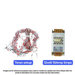 Pixel LED Toran 10Feet x 10Feet Single Colour | 9MM & SMD (7 Colours)