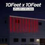 Pixel LED Toran 10Feet x 10Feet Single Colour | 9MM & SMD (7 Colours)