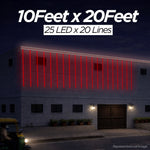 Pixel LED Toran 10Feet x 20Feet Single Colour | 9MM & SMD (7 Colours)