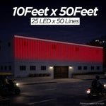 Pixel LED Toran 10Feet x 50Feet Single Colour | 9MM & SMD (7 Colours)