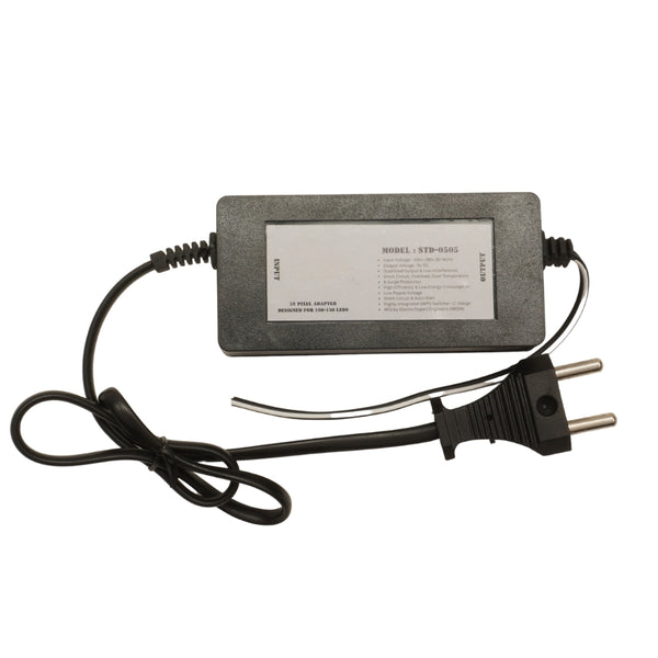 5V LED Power Adapter – Supports 100 LEDs | Pixel & Decorative Lighting