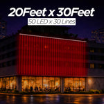 Pixel LED Toran 20Feet x 30Feet Single Colour | 9MM & SMD (7 Colours)