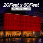 Pixel LED Toran 20Feet x 60Feet Single Colour | 9MM & SMD (7 Colours)
