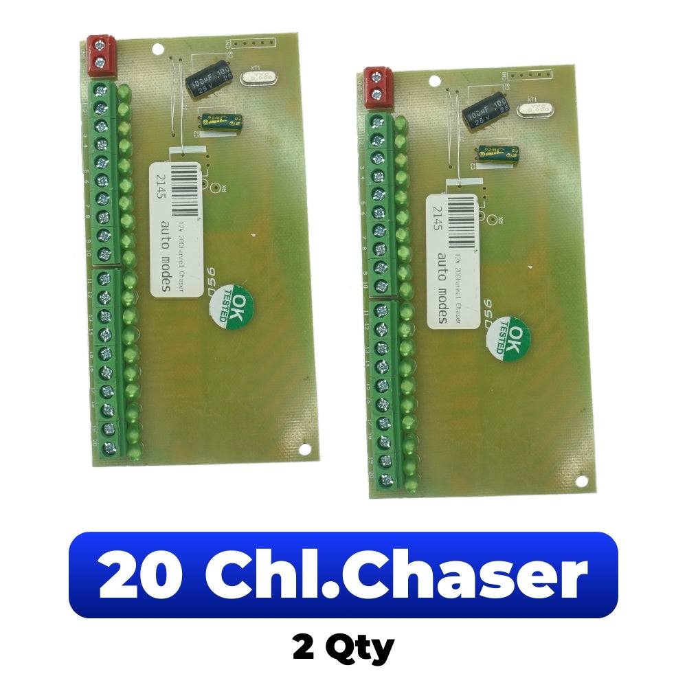 Mega Pixel LED Combo – All Channel Chasers + Dual 12V Power Solution