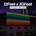 12 Feet × 30 Feet Pixel LED Toran & Building Lights – Wedding Decoration Setup