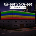 12 Feet × 90 Feet Pixel LED Toran & Building Lights – Wedding Decoration Setup