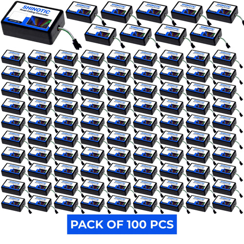 Pixel LED Road Ceiling Controller Set of 100 | Controls 100 LED x 100 Lines | Shinotic Controller | 5V & 12V | Plug & Play