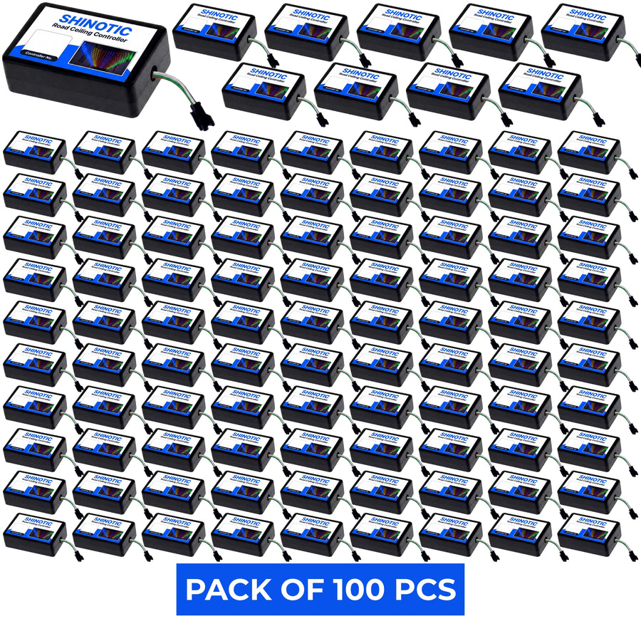Pixel LED Road Ceiling Controller Set of 100 | Controls 100 LED x 100 Lines | Shinotic Controller | 5V & 12V | Plug & Play