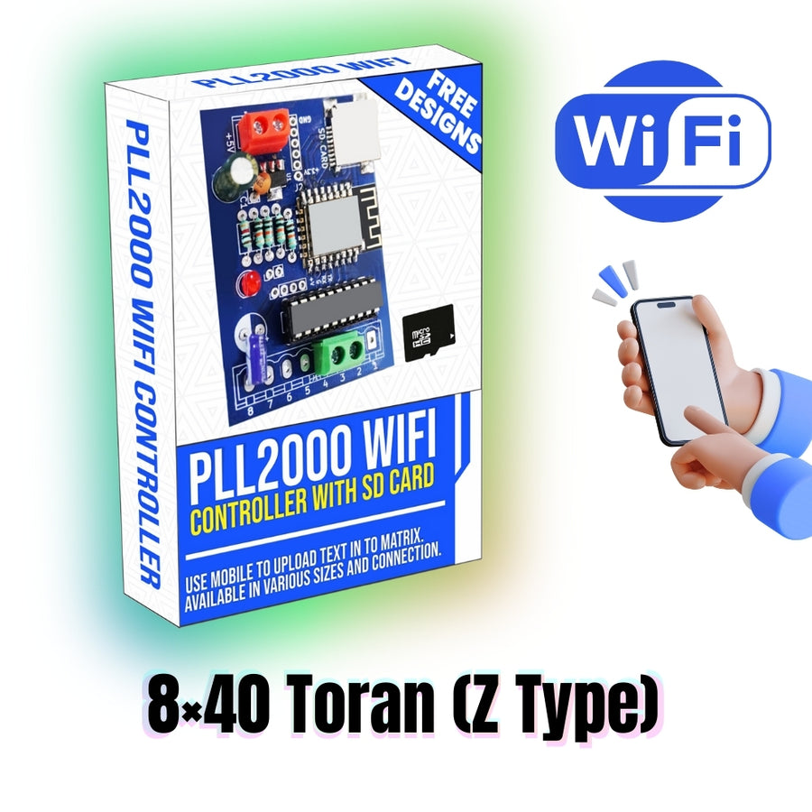 PLL2000 Wi-Fi Controller – 8×40 Toran (Z Type) With 4GB SD Card