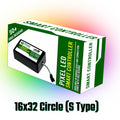 Pixel LED Smart Controller For Circle 16x32 S-Type (Gen 1) | 50+ Dynamic Effects