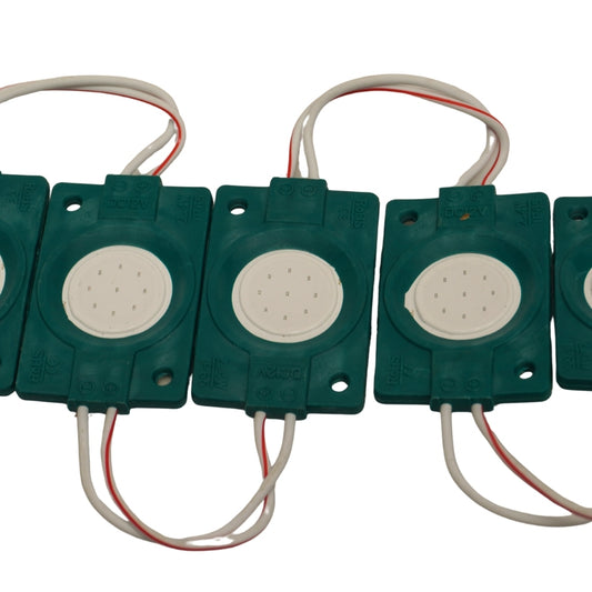 12V Green Pixel Coin LED Lights – Vibrant Wedding, Garden & Party Decoration