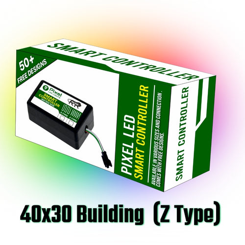 Pixel LED Smart Controller For Building 40x30 Z-Type (Gen 1) | 50+ Dynamic Effects