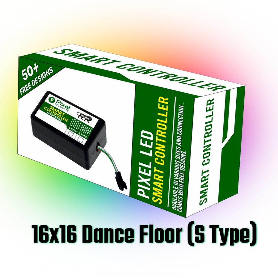 Pixel LED Smart Controller For Dance Floor 16x16 S-Type (Gen 1) | 50+ Dynamic Effects