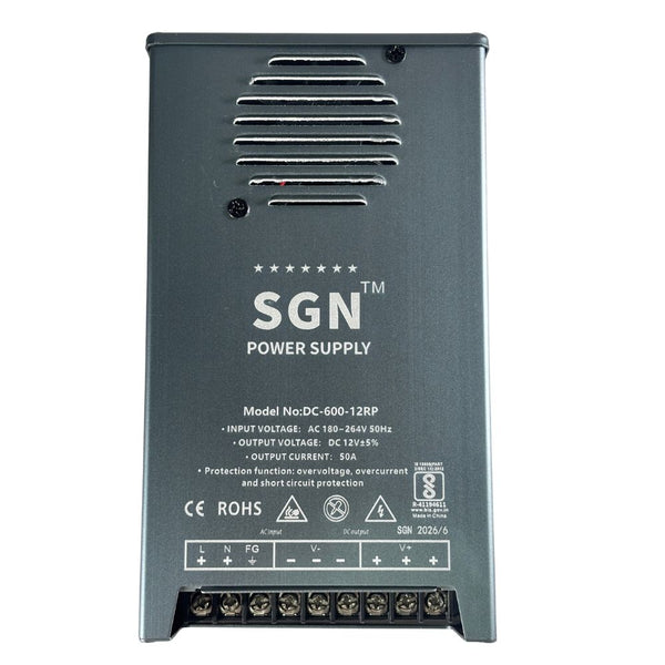 12V 600W SGN Brand SMPS Power Supply for Pixel LED & Strip Lights