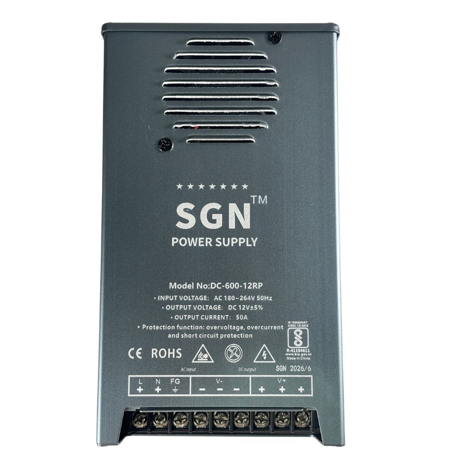 12V 600W SGN Brand SMPS Power Supply for Pixel LED & Strip Lights