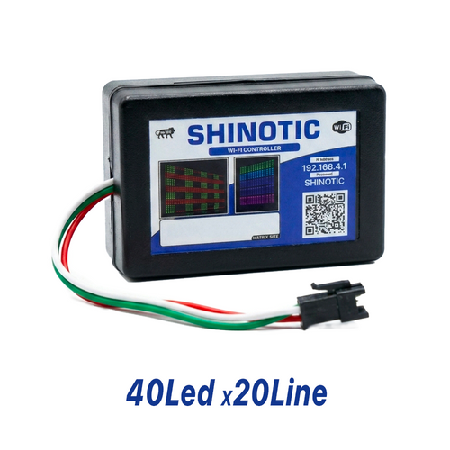 Shinotic WiFi Pixel LED Controller 40x20 | Multi Connections | | Multi Language | WS2812B WS2811 SK6812 Compatible