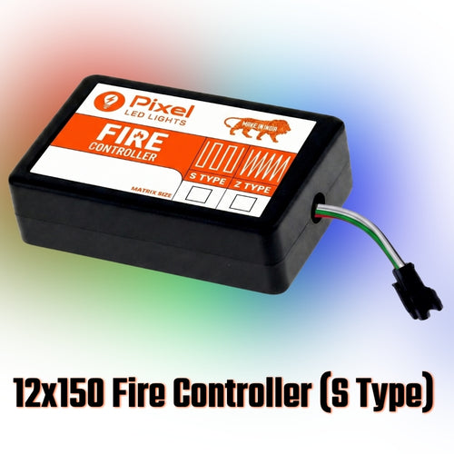 Pixel Fire Controller for 12x150 S Toran – Inbuilt RGB Effects, Plug & Play
