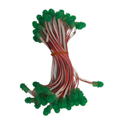Pixel LED 5inch (Frosted Single Color, 50LEDs) 20 Feet Length - Green