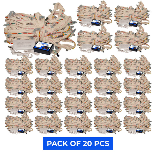 Shinotic 40 feet x 20 belt Special Road Ceiling Niwar patta set With Cap By Pixelledlights