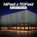 14 Feet × 110 Feet Pixel LED Toran & Building Lights – Wedding Decoration Setup
