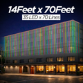 14 Feet × 70 Feet Pixel LED Toran & Building Lights – Wedding Decoration Setup