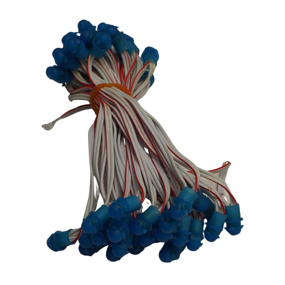 Pixel LED 5inch (Frosted Single Color, 50LEDs) 20 Feet Length - Blue