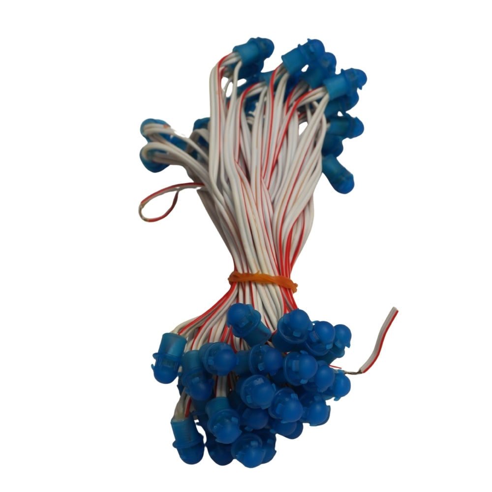 Pixel LED 5inch (Frosted Single Color, 50LEDs) 20 Feet Length - Blue