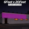 6Feet x 20Feet Single Colour 12 mm SMD Toran For Decorations