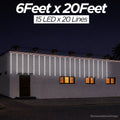 6Feet x 20Feet Single Colour 12 mm SMD Toran For Decorations