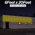 6Feet x 20Feet Single Colour 12 mm SMD Toran For Decorations