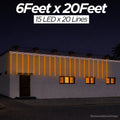 6Feet x 20Feet Single Colour 12 mm SMD Toran For Decorations