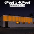 6Feet x 40Feet Single Colour 12 mm SMD Toran For Decorations