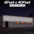 6Feet x 40Feet Single Colour 12 mm SMD Toran For Decorations