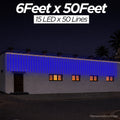 6Feet x 50Feet Single Colour 12 mm SMD Toran For Decorations