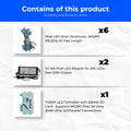 Pixel LED Starter Pack 6 Pixel Combo with Dual SMPS & T1000S Controller | Easy DIY Setup