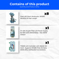 Pixel LED Starter Pack 8 Pixel Combo with 40A SMPS & T1000S Controller | Beginner Setup