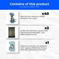Pixel LED Starter Pack 40 Pixel Combo with Dual 80A SMPS & T1000S Controller | Large Scale Decoration Kit