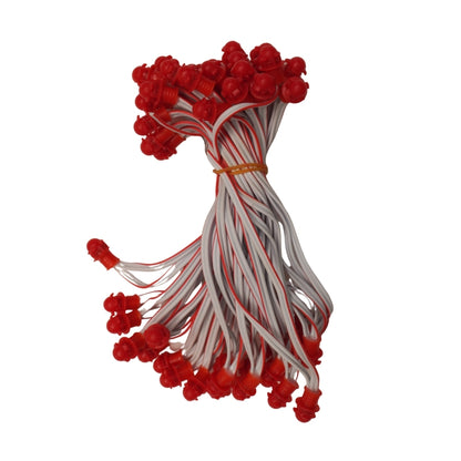 Pixel LED 5inch (Frosted Single Color, 50LEDs) 20 Feet Length - Red