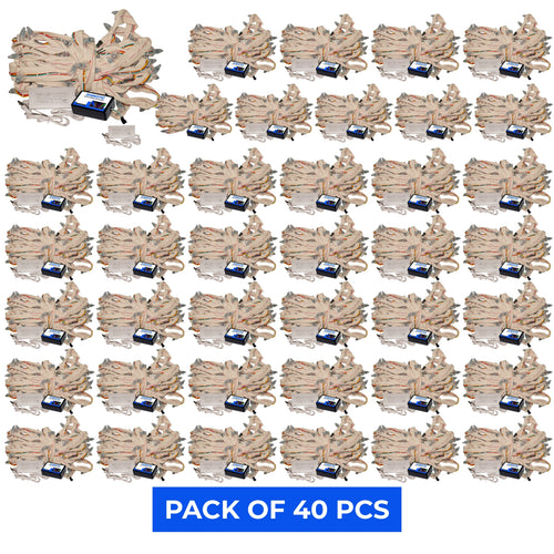Shinotic 20 feet x 40 Belt Special Road Ceiling Niwar patta set With Cap By Pixelledlights