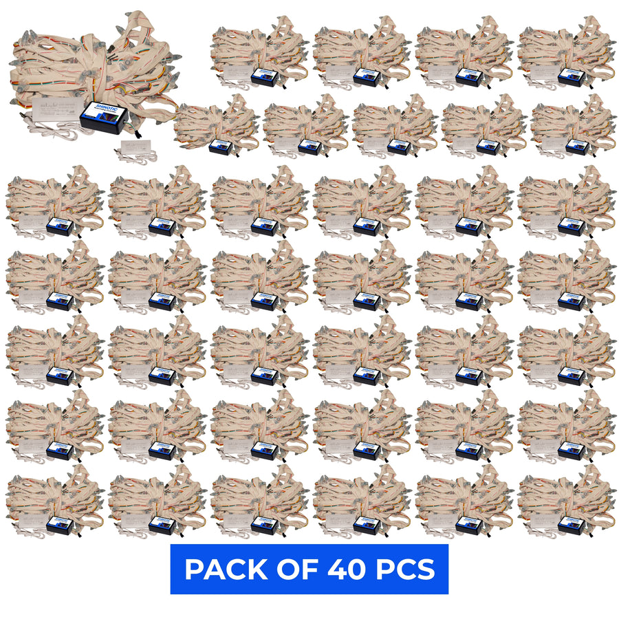 Shinotic 40 feet x 40 belt Special Road Ceiling Niwar patta set With Cap By Pixelledlights