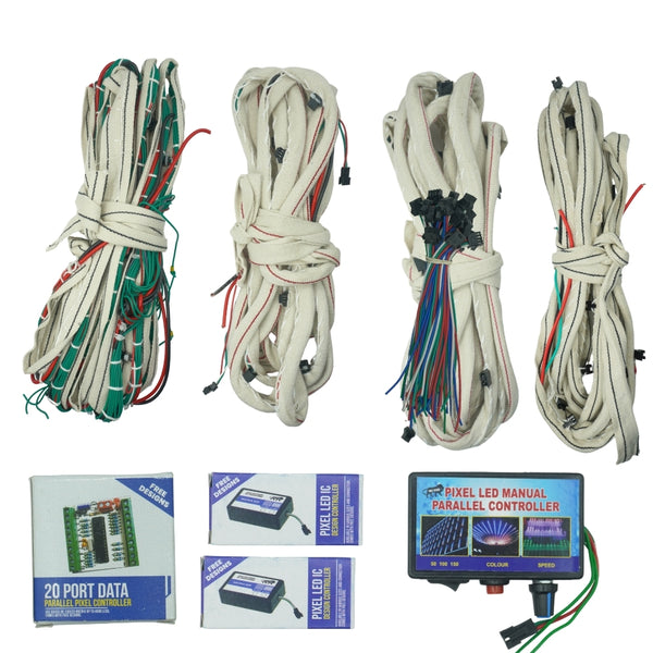 Pixel LED Connection Patte Combo – All Standard Sizes in One Pack