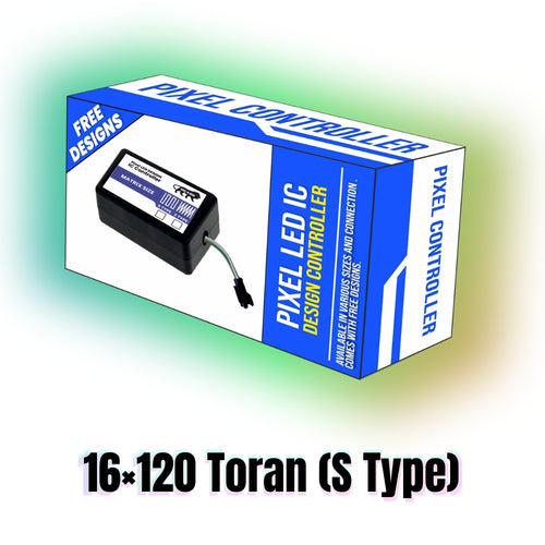 Pixel LED IC Controller for Toran S Type 16×120 – 30+ Dynamic Effects