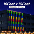 16 Feet × 10 Feet Pixel LED Toran & Building Lights – Wedding Decoration Setup