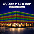 16 Feet × 110 Feet Pixel LED Toran & Building Lights – Wedding Decoration Setup