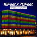 16 Feet × 70 Feet Pixel LED Toran & Building Lights – Wedding Decoration Setup
