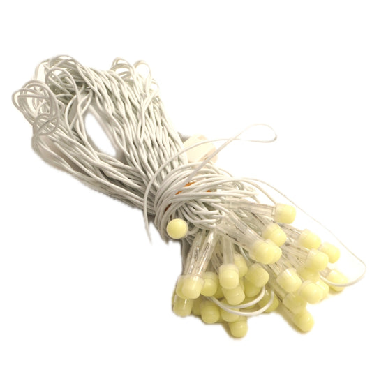 8mm White LED Decorative String Lights for Diwali, Christmas & Festive Decoration (10m)