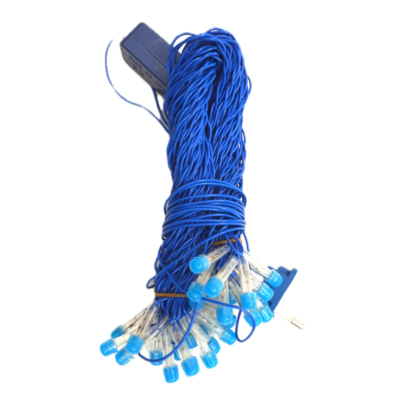 8mm Blue LED Decorative String Lights for Diwali, Christmas & Festive Decoration (10m)