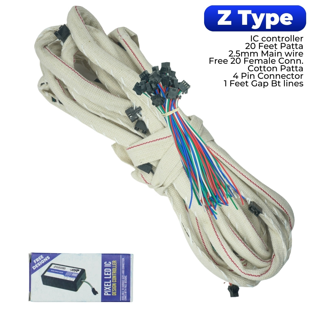 Pixel LED Connection Patte Combo – All Standard Sizes in One Pack