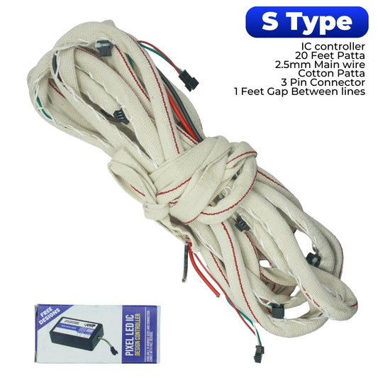 Pixel LED Connection Patte Combo – All Standard Sizes in One Pack
