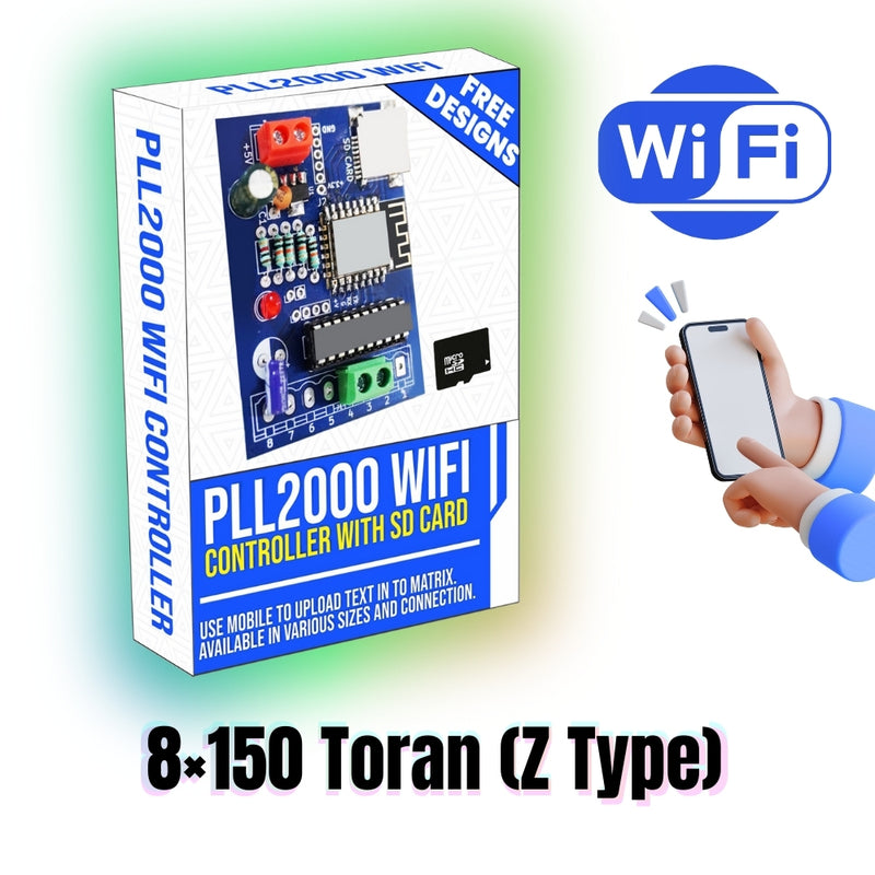 PLL2000 Wi-Fi Controller – 8×150 Toran (Z Type) With 4GB SD Card